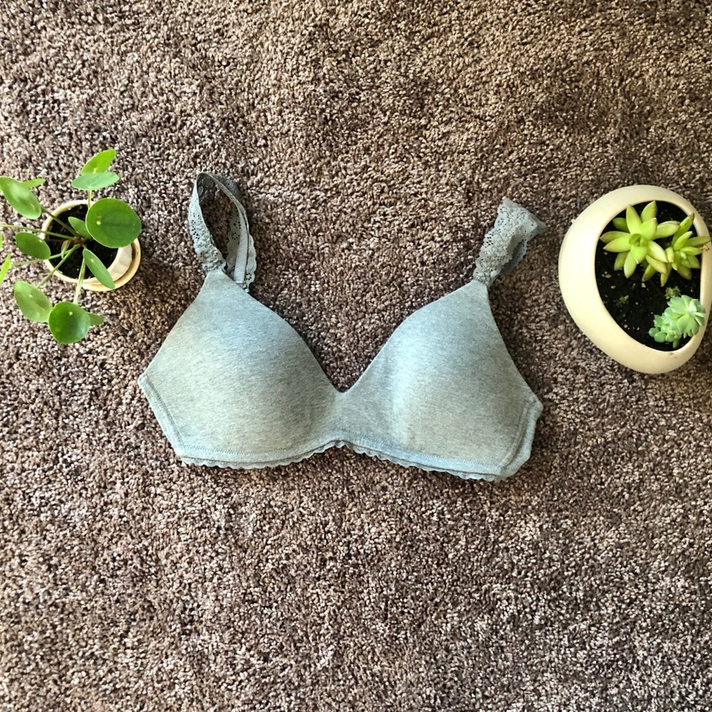 🌿Aerie Wireless Lace Bra